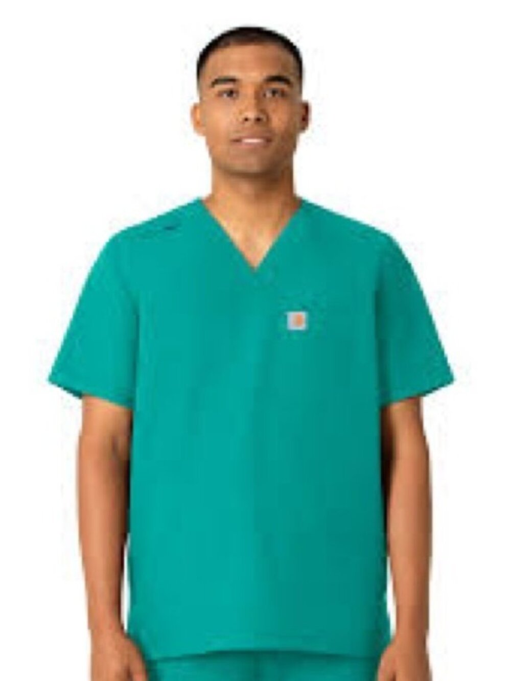 Carhartt Mens Green Scrub Top